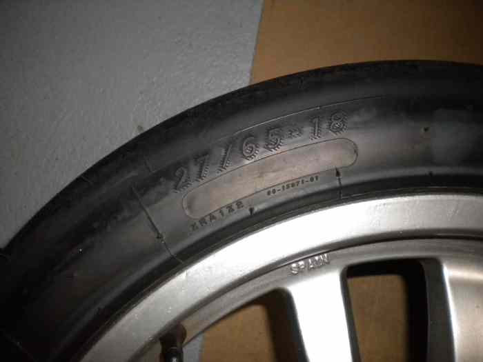 vend 4 slicks Michelin S5C+ 27/65/18 1