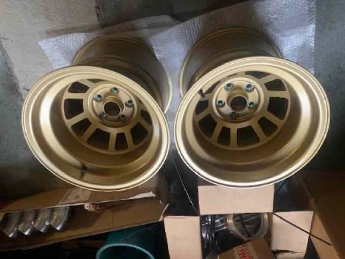 set de roues de tomaso pantera groupe 4 neuves avec pneus michelin neufs 2