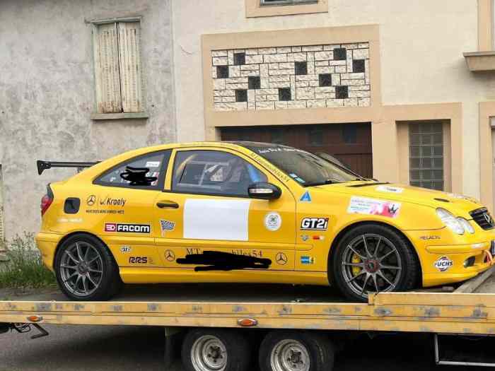 Mercedes C coupe , course de côte