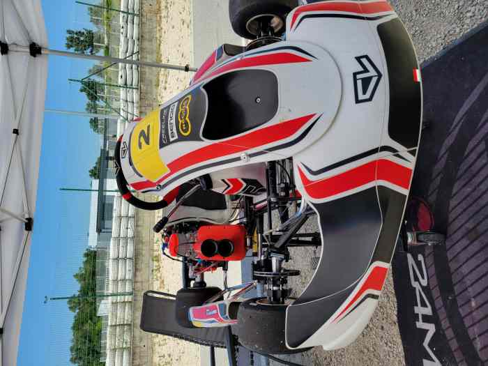 chassis karting kz CL+Mychron+kit eau