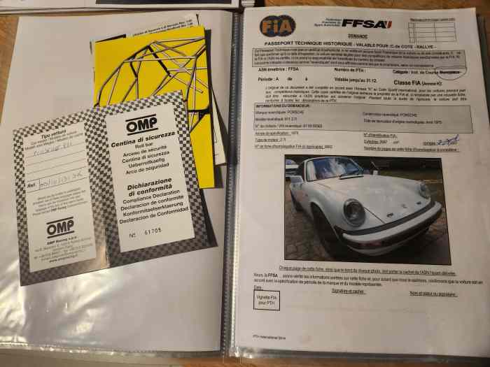 Porsche 911 2.7 groupe 3, passeport FFSA, à embellir 4