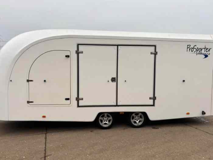 A SAISIR OCCASION - 2 Remorques PRG TRAILERS PROSPORTER MONZA 5.80M X 2.26M 5